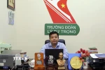 Thạc sỹ Dương Trọng Phúc, Phó Hiệu trưởng Trường đoàn Lý Tự Trọng (Thành phố Hồ Chí Minh) góp ý cho Văn kiện Đại hội XIV của Đảng. (Ảnh: Tiến Lực/TTXVN)