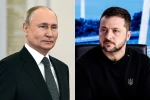 Tổng thống Nga Vladimir Putin và Tổng thống Ukraine Volodymyr Zelensky (Ảnh: Getty)