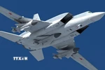 Máy bay ném bom chiến lược Tu-22M3 của Nga. (Ảnh: Defenseworld/TTXVN)