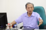 Ông Nguyễn Bá Côn, nguyên Phó Trưởng ban Tuyên giáo Tỉnh ủy Thái Bình (nay là Ban Tuyên giáo và Dân vận Tỉnh ủy Thái Bình) nêu ý kiến về Dự thảo Luật Báo chí (sửa đổi). (Ảnh: Thế Duyệt/TTXVN)