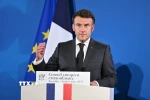 Tổng thống Pháp Emmanuel Macron phát biểu tại Hội nghị thượng đỉnh EU về quốc phòng và Ukraine, tại Brussels, Bỉ ngày 6/3. (Ảnh: Anadolu Agency/TTXVN)
