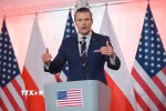 Bộ trưởng Bộ Chiến tranh Mỹ Pete Hegseth. (Ảnh: PAP/TTXVN)