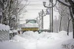 Tuyết rơi dày tại Kushiro, Hokkaido (Nhật Bản) ngày 4/2/2025. (Ảnh: Kyodo/TTXVN)