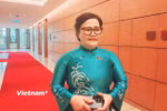 Đại biểu Quốc hội Nguyễn Thị Sửu, Phó Trưởng Đoàn đại biểu Quốc hội thành phố Huế. (Ảnh: Hùng Võ/Vietnam+)