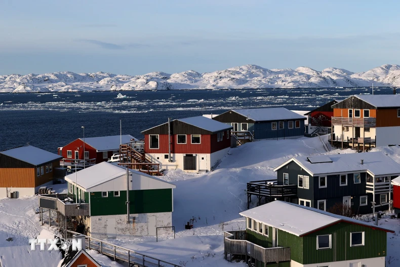 Quang cảnh thủ phủ Nuuk của Greenland. (Ảnh: THX/TTXVN)