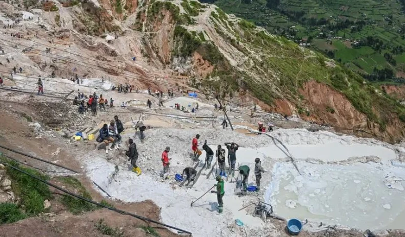 Một khu khai thác khoáng sản. (Ảnh minh họa. Nguồn: AP)