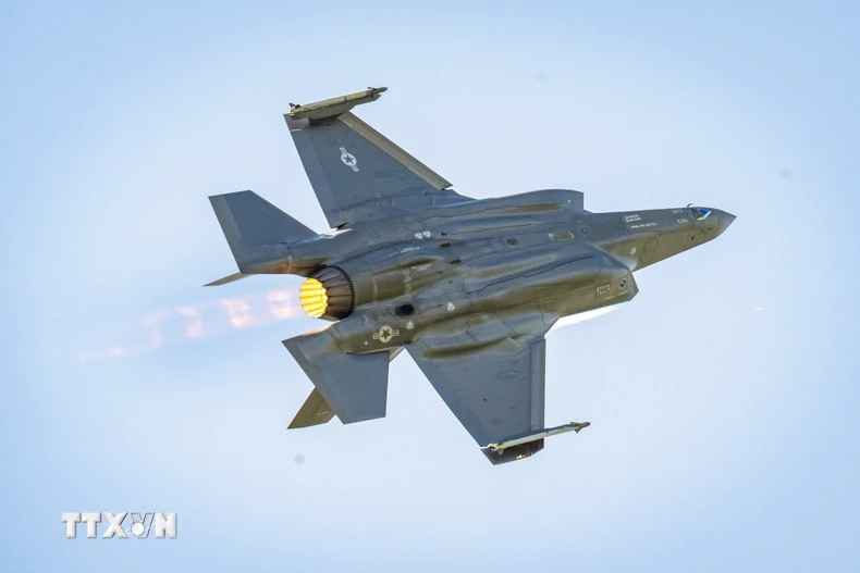 Máy bay F-35 Lightning II của tập đoàn Lockheed Martin. (Ảnh: PAP/TTXVN)