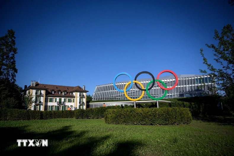 Trụ sở Ủy ban Olympic Quốc tế (IOC) tại Lausanne, Thụy Sĩ. (Ảnh: AFP/TTXVN)