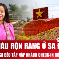 Thủ phủ hoa 300 năm tuổi Sa Đéc tấp nập khách “check-in” đón Tết