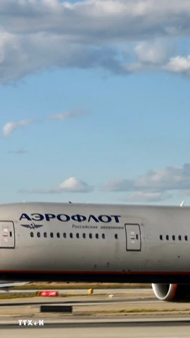 Máy bay của hãng hàng không Aeroflot, Nga. (Ảnh: AFP/TTXVN)