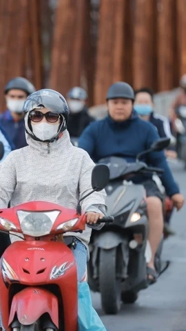 Bắc Bộ chuyển rét từ đêm mùng 1 đến mùng 3 Tết. (Ảnh: Minh Quyết/TTXVN)