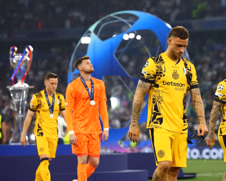 Inter Milan buồn bã khi phải trải qua mùa giải trắng tay. (Nguồn: EPA)