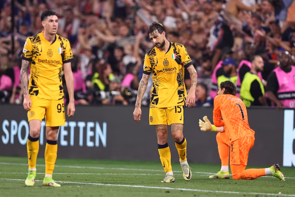 Kết quả này khiến Inter hoàn toàn sụp đổ. (Nguồn: Getty Images)
