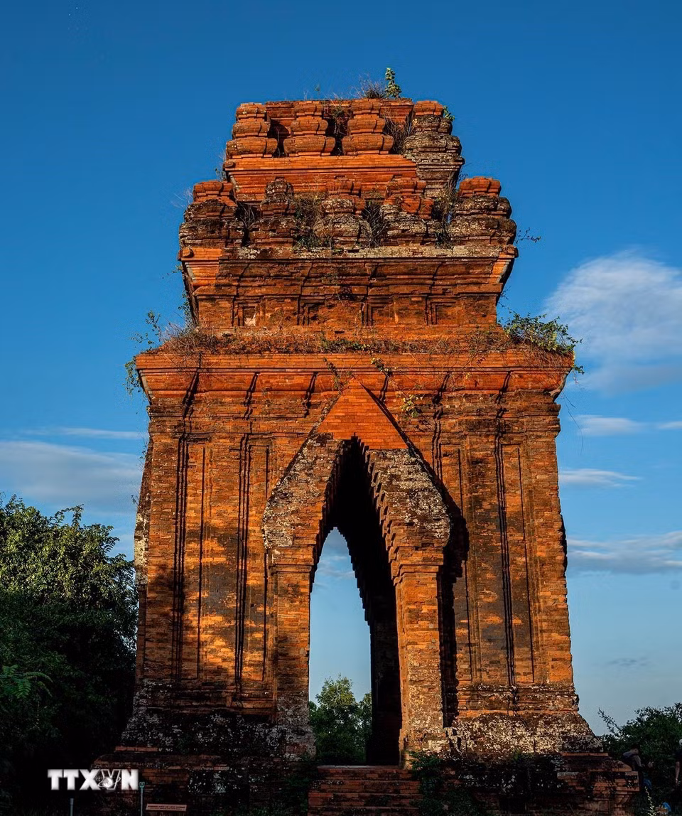 Tháp Bia (Posah). (Ảnh: Khánh Hòa/TTXVN)