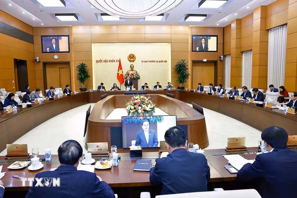 Quang cảnh phiên họp. (Ảnh: Doãn Tấn/TTXVN)