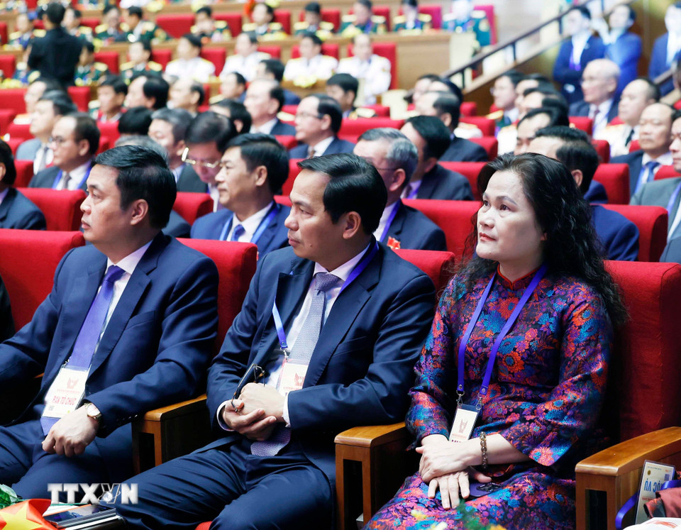 Đại biểu dự đại hội. (Ảnh: Thống Nhất/TTXVN)