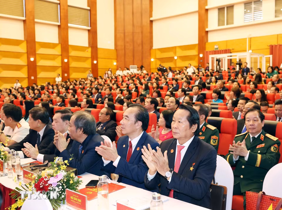 Các đại biểu tham dự đại hội. (Ảnh: Thống Nhất/TTXVN)
