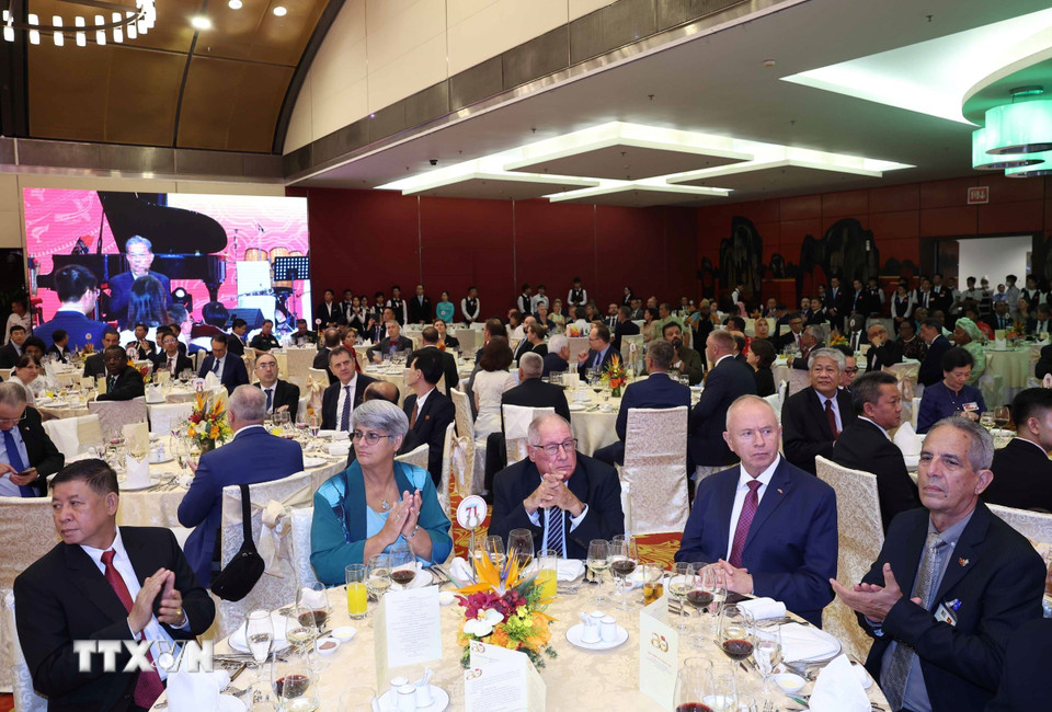 Các đại biểu tham dự sự kiện. (Ảnh: Thống Nhất/TTXVN)