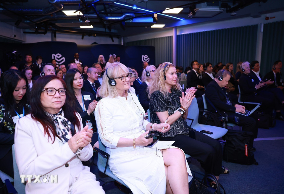 Các đại biểu tham dự Diễn đàn kinh tế Việt Nam-Thụy Điển. (Ảnh: Dương Giang/TTXVN)