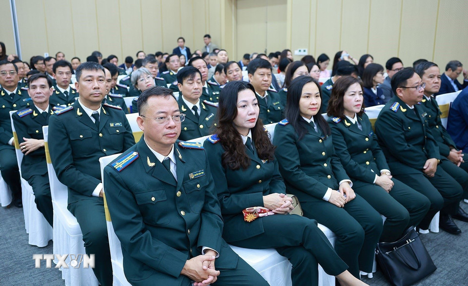 Các đại biểu dự Hội nghị toàn quốc tổng kết công tác Tư pháp năm 2025. (Ảnh: Dương Giang/TTXVN)