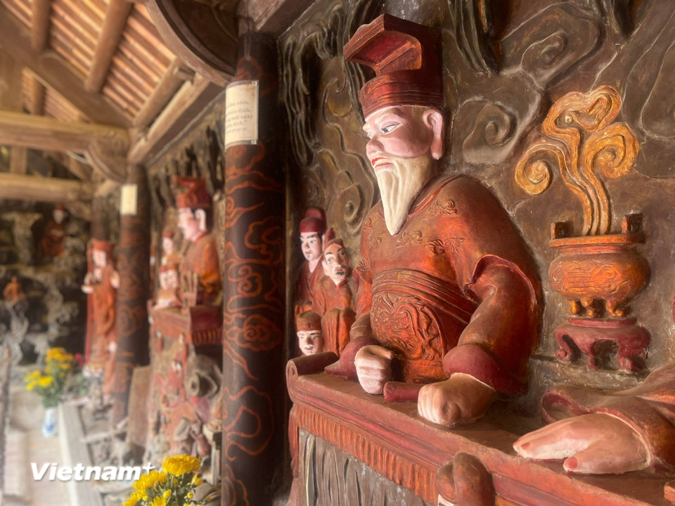 Các công trình được bố trí đăng đối, cân xứng hài hòa, tạo nên nét kiến trúc đặc sắc. (Ảnh: Vietnam+)