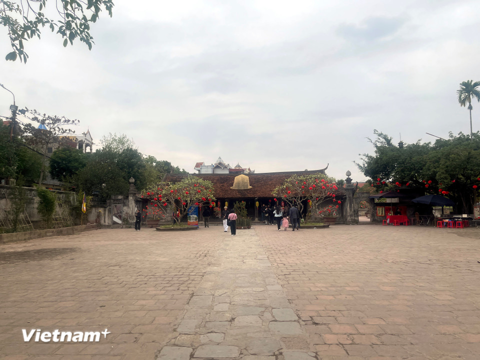 Chùa được xây dựng từ thời Hậu Lê và mang đậm kiến trúc thuần Việt với bố cục 'nội công ngoại quốc.' (Ảnh: Vietnam+)