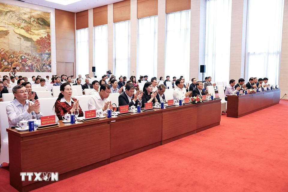 Đại biểu dự Hội nghị. (Ảnh: Doãn Tấn/TTXVN)