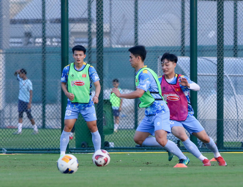 Giải đấu tại Saudi Arabia là lần thứ 3 Khuất Văn Khang góp mặt tại vòng chung kết U23 châu Á. (Nguồn: VFF)