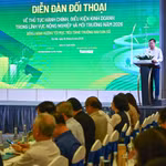 Diễn đàn đối thoại về thủ tục hành chính và điều kiện kinh doanh trong lĩnh vực nông nghiệp và môi trường năm 2026. (Ảnh: BTC)