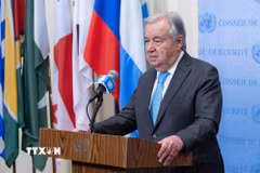 Tổng thư ký Liên hợp quốc Antonio Guterres. (Ảnh: THX/TTXVN)