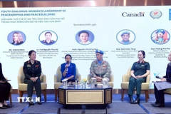 Các đại biểu thảo luận tại diễn đàn. (Ảnh: Tuấn Anh/TTXVN)