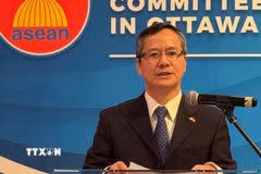 Đại sứ Việt Nam tại Canada Phạm Vinh Quang. (Ảnh: Hà Linh/TTXVN)