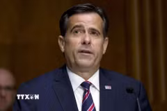 Giám đốc CIA John Ratcliffe trong một phiên điều trần tại Ủy ban tình báo Thượng viện Mỹ ở Washington, DC, Mỹ. (Ảnh: AP/TTXVN)