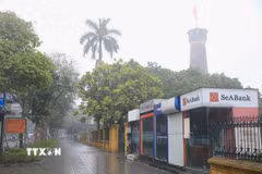 Không khí của Hà Nội ở mức không tốt cho các nhóm nhạy cảm. (Ảnh: Nguyễn Hoa/TTXVN phát)