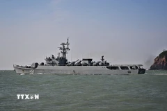 Tàu HTMS Kraburi của Thái Lan. (Ảnh minh họa. AFP/TTXVN)