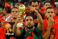 Các cổ động viên Maroc. (Ảnh minh họa. AFP/TTXVN)