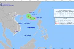 (Ảnh: Trung tâm Dự báo Khí tượng Thủy văn Quốc gia)