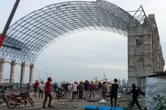 Hiện trường vụ việc. (Ảnh: ANI)