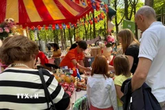 Gian hàng Việt Nam tại một hội chợ ở Hà Lan. (Ảnh minh họa. Nguồn: TTXVN phát)