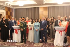 Sự kiện thu hút đông đảo đại diện chính quyền Slovakia, đoàn ngoại giao, bạn bè quốc tế, cùng bà con cộng đồng người Việt đang sinh sống, học tập và làm việc tại Slovakia. (Ảnh: Việt Thắng/TTXVN)