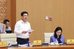 Bộ trưởng Bộ Công Thương Nguyễn Hồng Diên phát biểu tại một hội nghị. (Ảnh: Dương Giang/TTXVN)