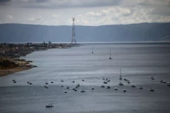 Eo biển Messina, địa điểm dự kiến xây dựng cây cầu treo nối đảo Sicily với đất liền. (Ảnh: Reuters)