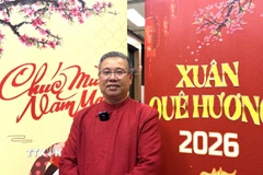 Ông Gary Thanh Nguyễn, Chủ nhiệm Câu lạc bộ Doanh nhân và Những người yêu nước vùng Đại đô thị Washington trả lời phỏng vấn của phóng viên TTXVN. (Ảnh: Đoàn Hùng/TTXVN)