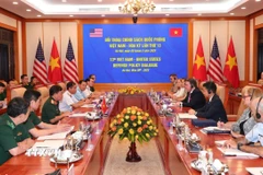 Quang cảnh buổi đối thoại. (Ảnh: Trọng Đức/TTXVN)