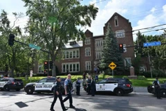 Khu vực xảy ra vụ xả súng. (Ảnh: AFP)