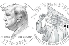 Bản thiết kế đồng xu 1 USD. (Ảnh: Bộ Tài chính Mỹ)