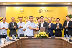 Quang cảnh lễ ký kết.