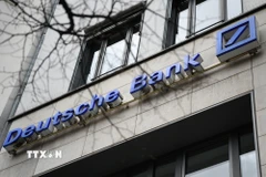 Chi nhánh ngân hàng Deutsche Bank tại Berlin, Đức. (Ảnh: THX/TTXVN)