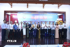 Ban Chấp hành Hiệp hội Cà phê Buôn Ma Thuột nhiệm kỳ 2025-2030 gồm 20 thành viên. (Ảnh: Tuấn Anh/TTXVN)