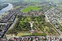 Di tích quốc gia đặc biệt Thành cổ Quảng Trị nằm ở trung tâm thị xã Quảng Trị, sát bên sông Thạch Hãn. (Ảnh: Hoàng Hiếu/TTXVN)